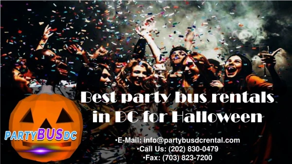Best party bus DC for Halloween-2028300479