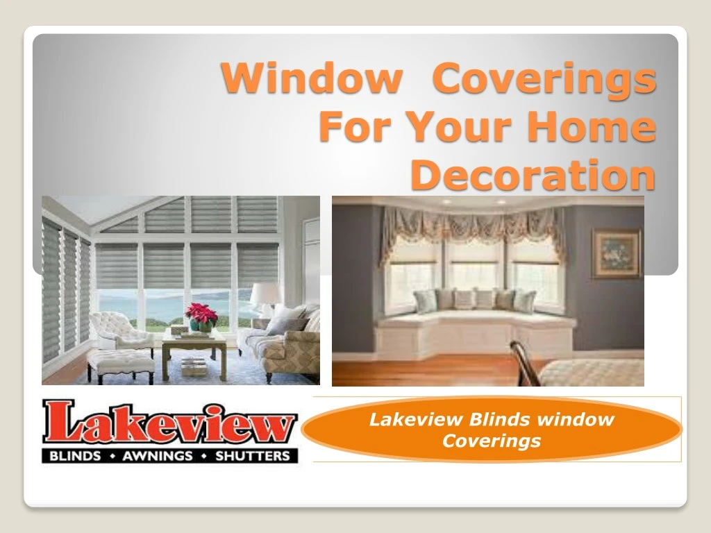 window coverings for your home decoration