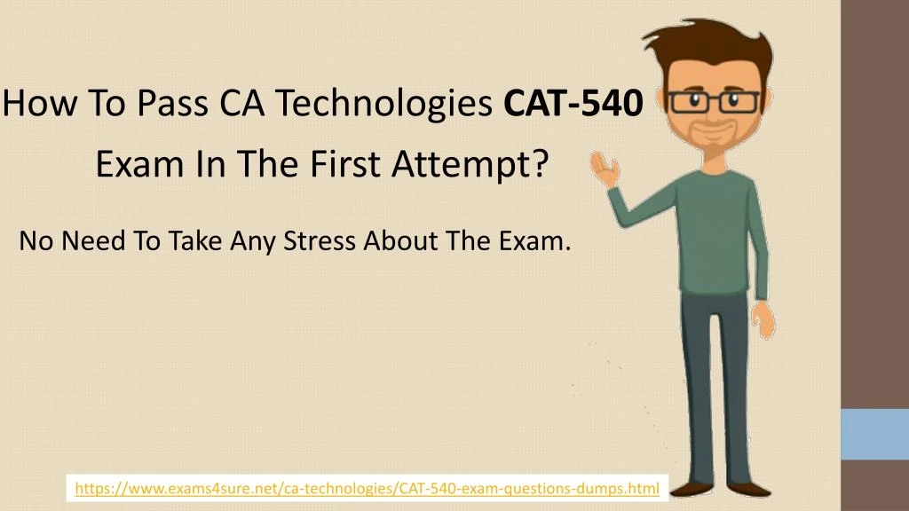 how to pass ca technologies cat 540 exam