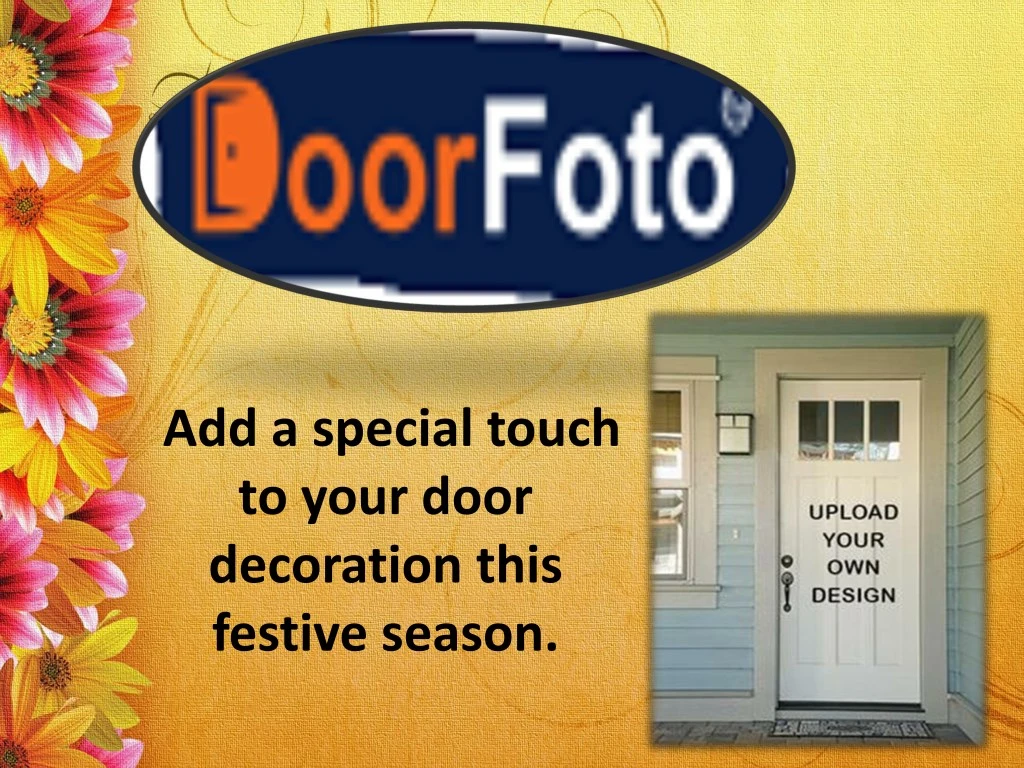 add a special touch to your door decoration this