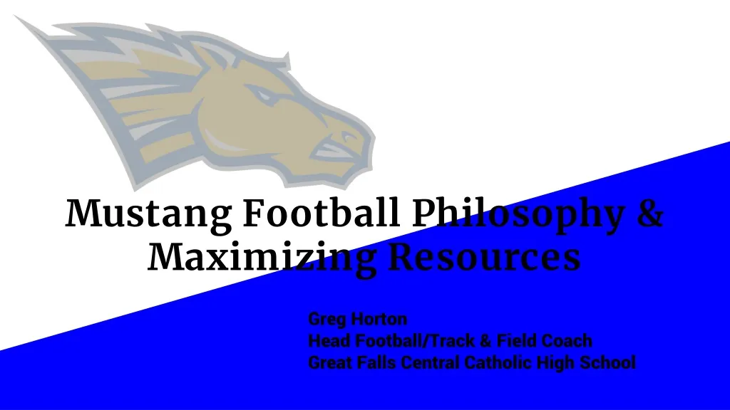 mustang football philosophy maximizing resources