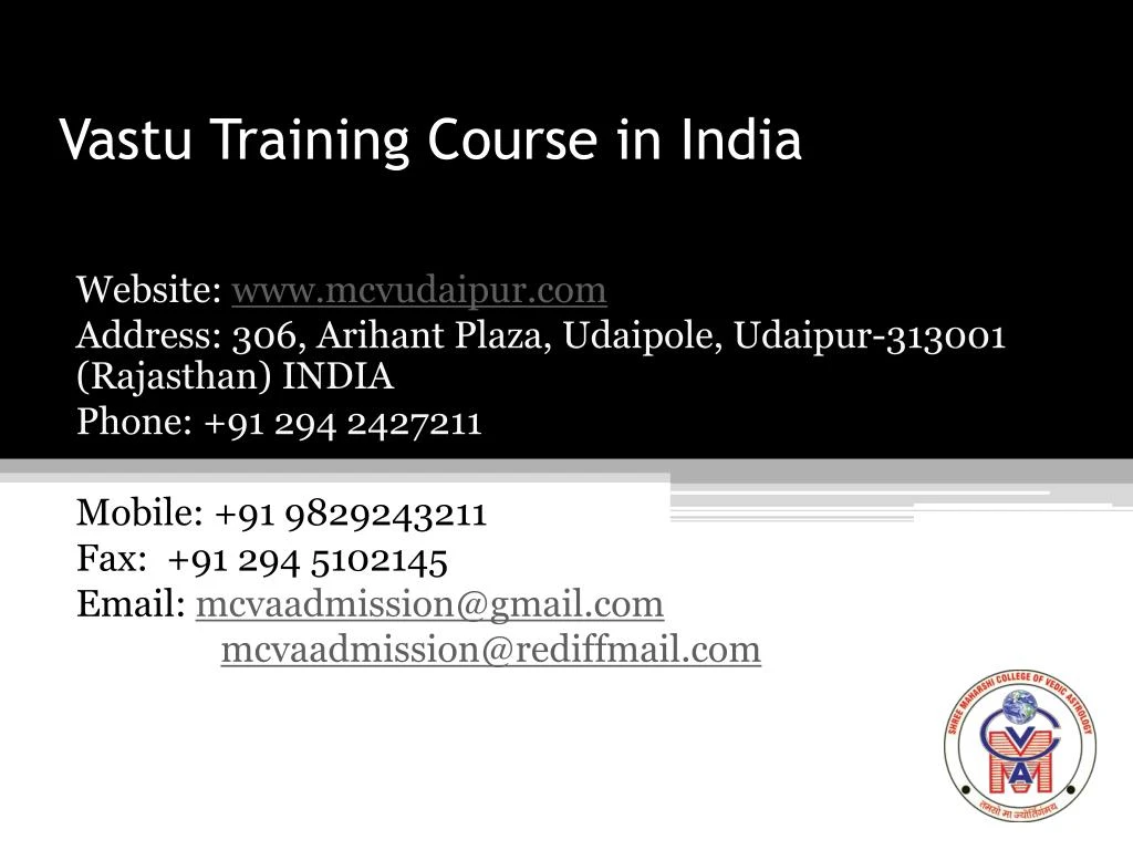 vastu training course in india