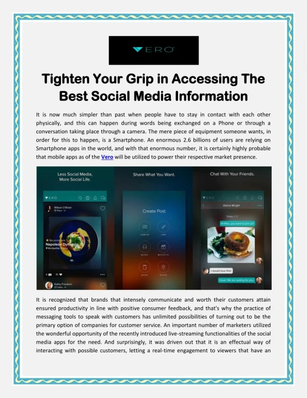 Tighten Your Grip in Accessing The Best Social Media Information