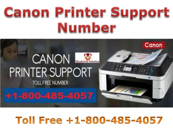 Canon Printer Support phone Number 1-800-485-4057