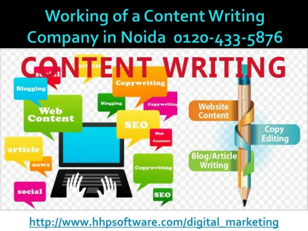 Working of a Content Writing Company in Noida 0120-433-5876