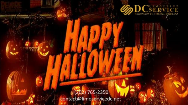 DC Limo Service for Halloween