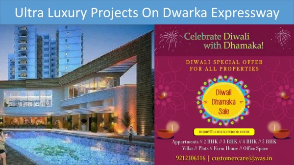 Diwali Special Offer on Dwarka Expressway Luxury Apartments