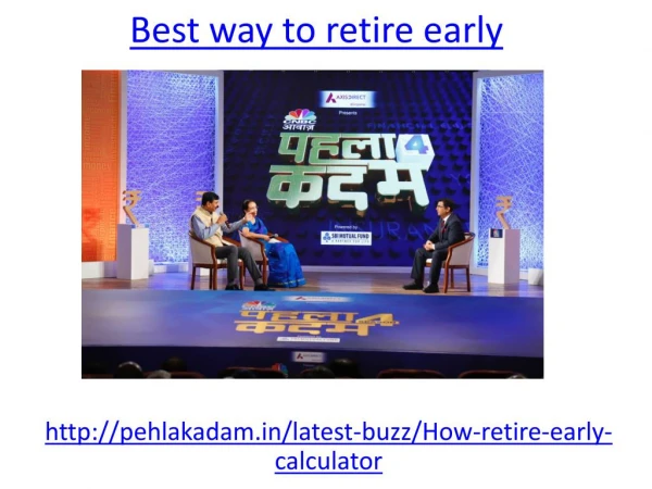 what is the best way to retire early