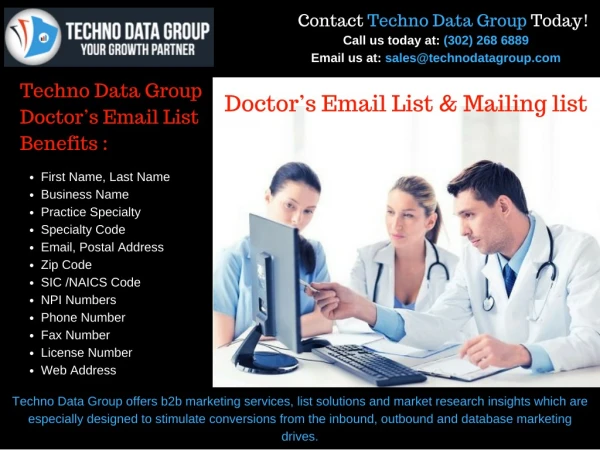 USA Doctors Email List |free Doctors Mailing Lists | Doctors Database