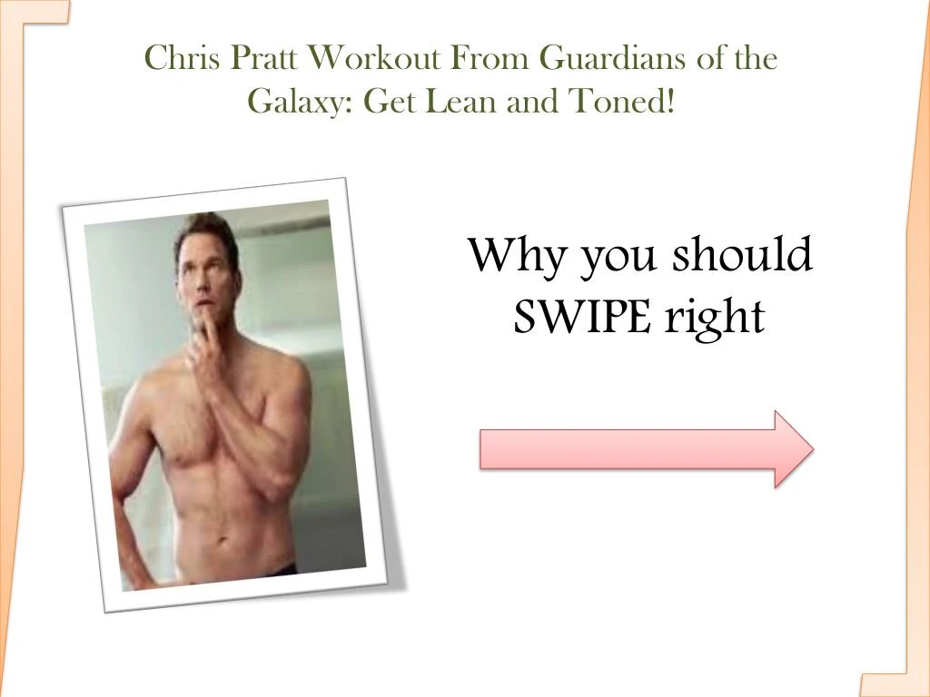 chris pratt workout from guardians of the galaxy
