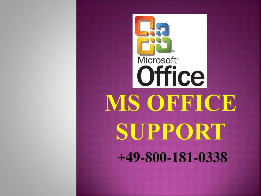 ms office support