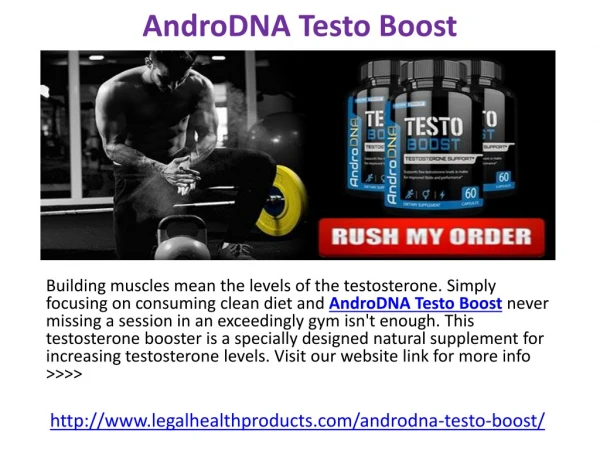 AndroDNA Testo Boost Perfect Pills For Male