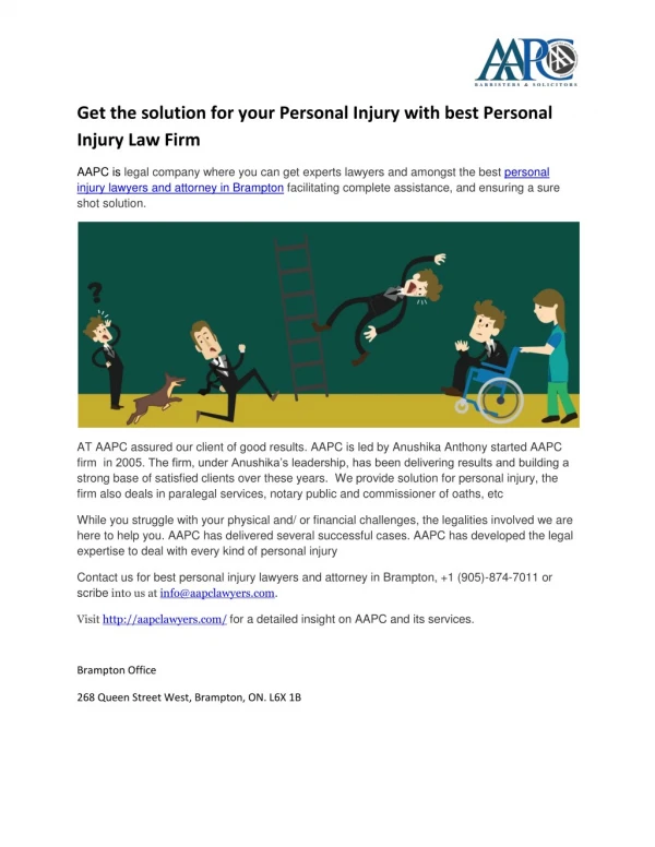 Get the solution for your personal injury with best personal injury law firm