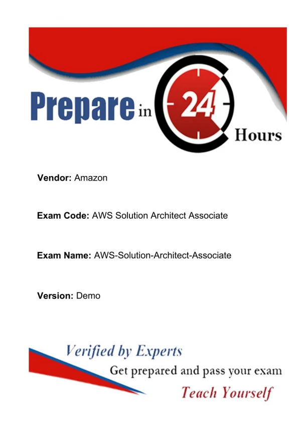 Latest Amazon AWS Solution Architect Associate Exam Dumps PDF Questions - AWS Solution Architect Associate Best Stud