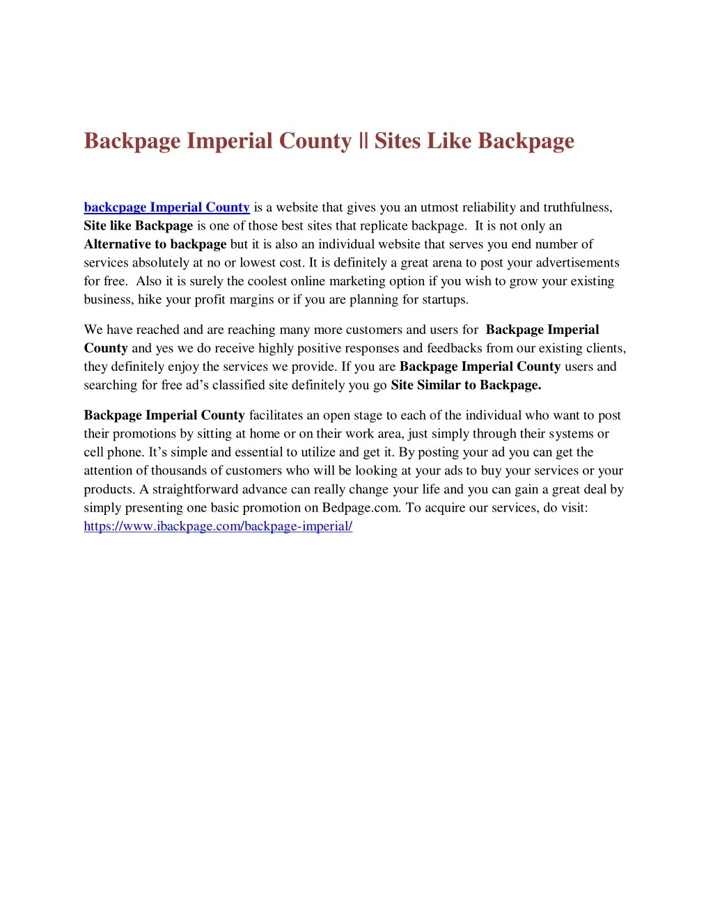 backpage imperial county sites like backpage