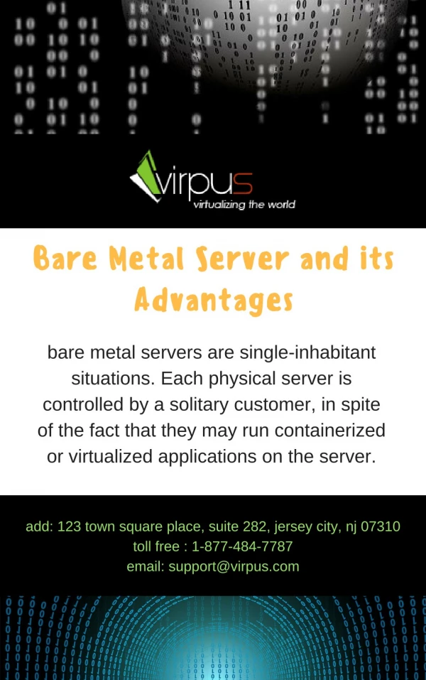 Bare Metal Server and its Advantages