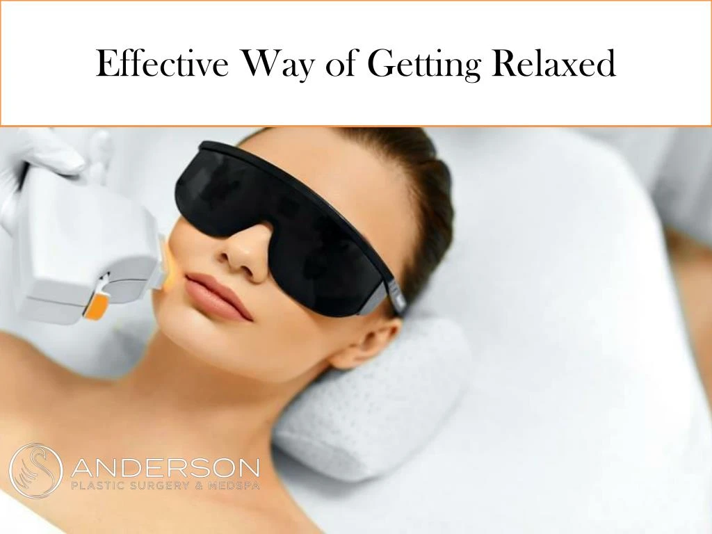 effective way of getting relaxed