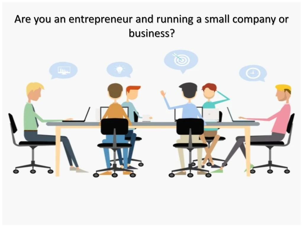 are you an entrepreneur and running a small