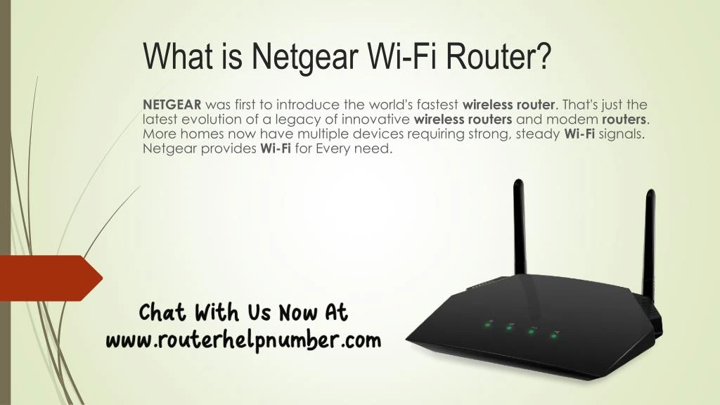 what is netgear wi fi router
