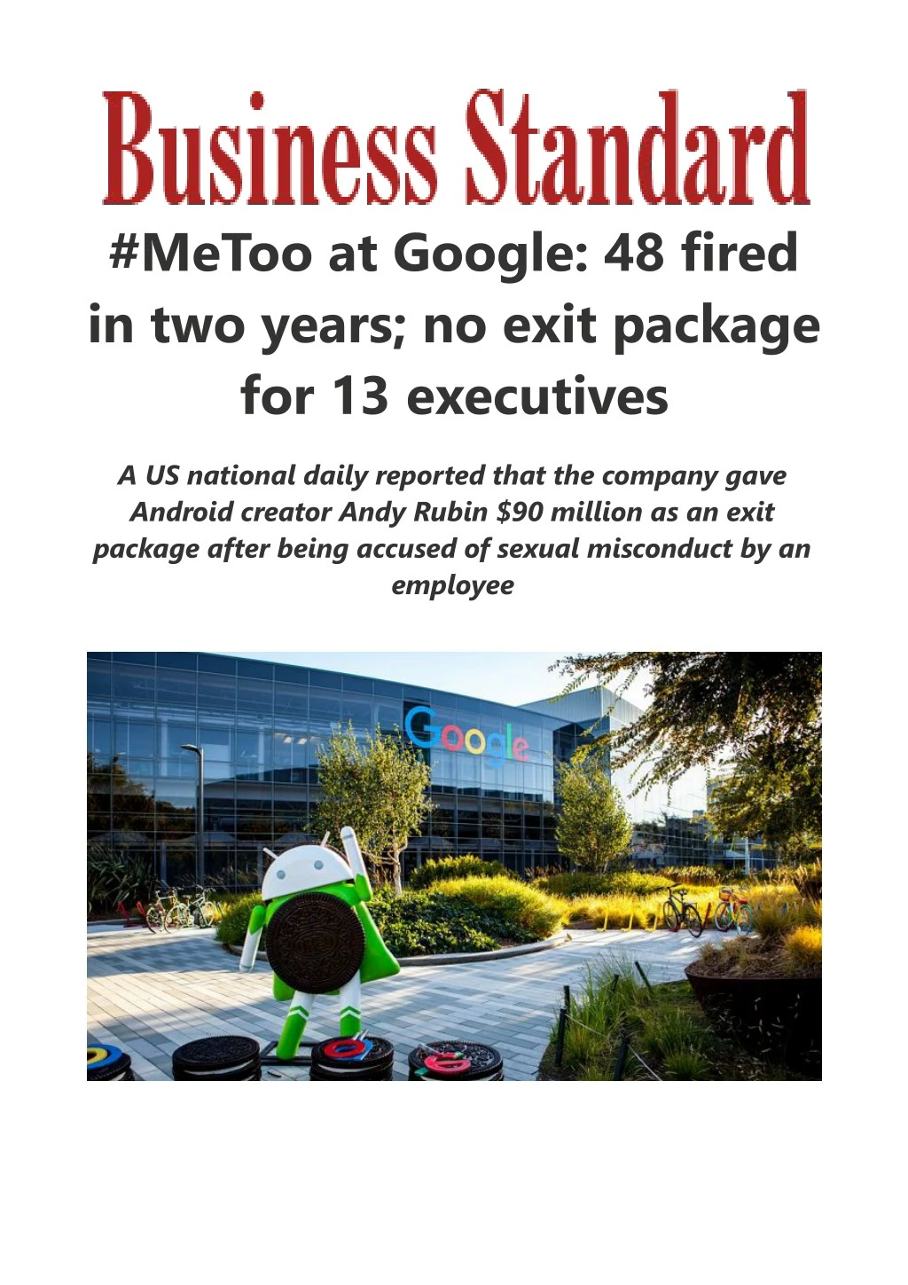 metoo at google 48 fired in two years no exit