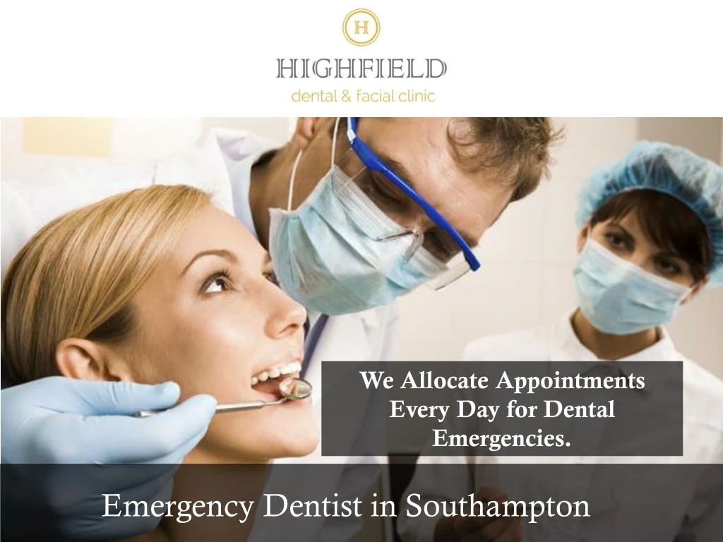 we allocate appointments every day for dental