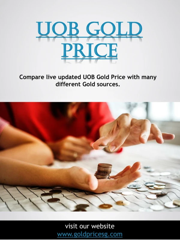 UOB Gold price