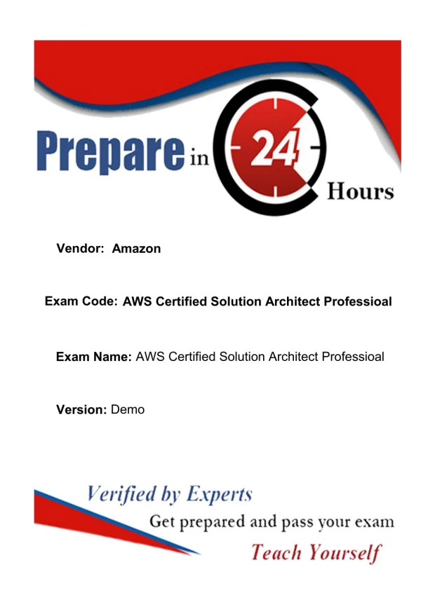 Amazon AWS Certified Solutions Architect Professional Dumps With Real Exam Question Answers - AWS Certified Solutions Ar
