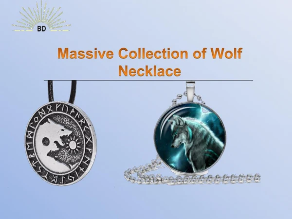 Buy Nordic Wolf Pendent Necklace