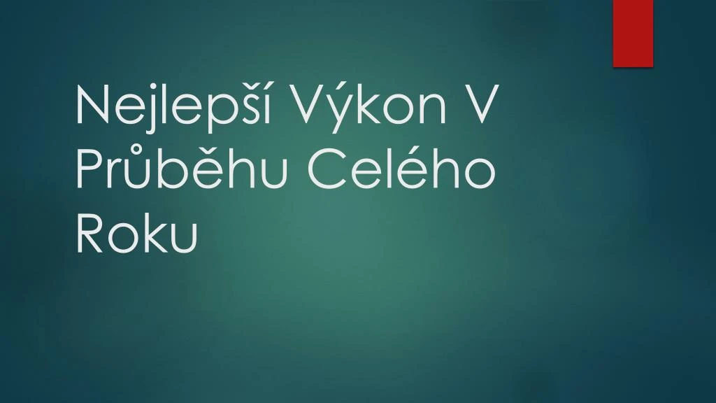 nejlep v kon v pr b hu cel ho roku