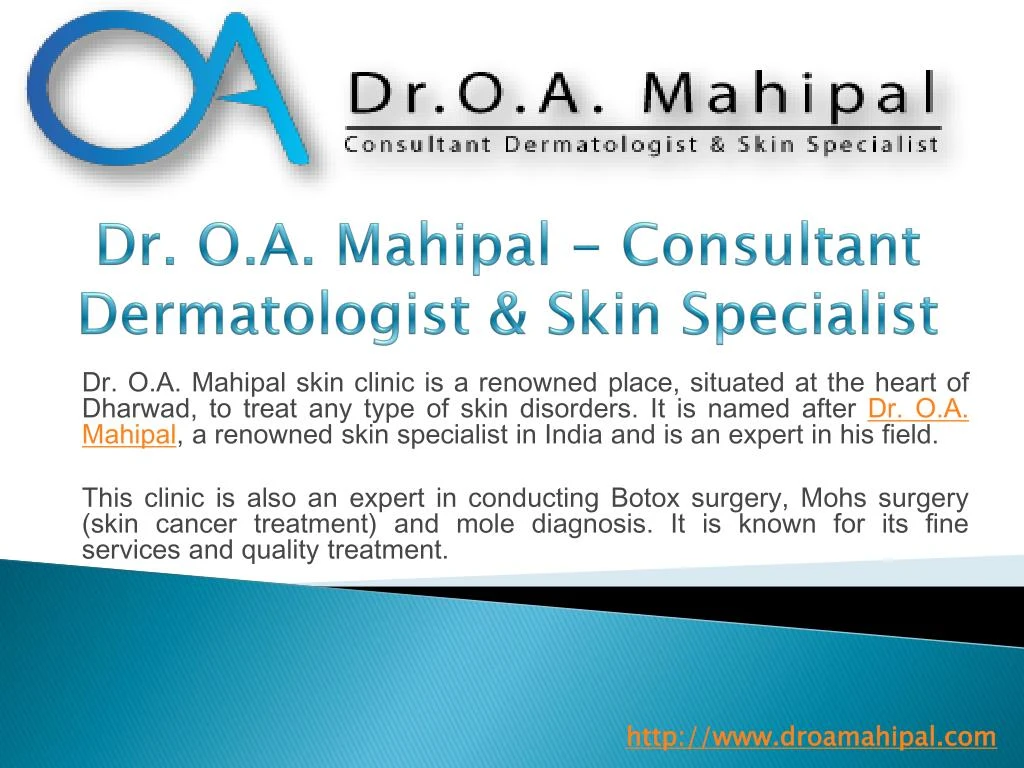 dr o a mahipal consultant dermatologist skin specialist