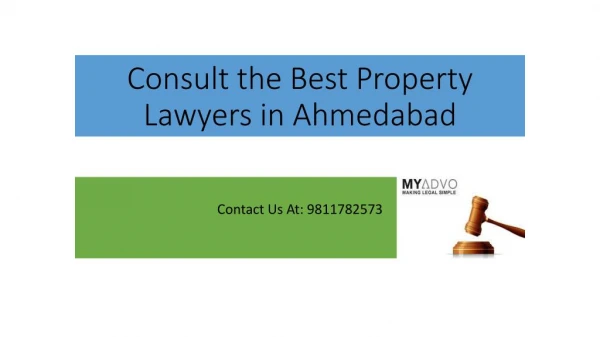 Real Estate Lawyers in Ahmedabad