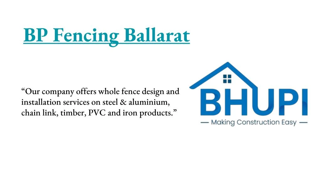 bp fencing ballarat