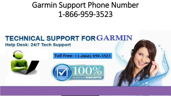 Garmin Support Phone Number 866-959-3523