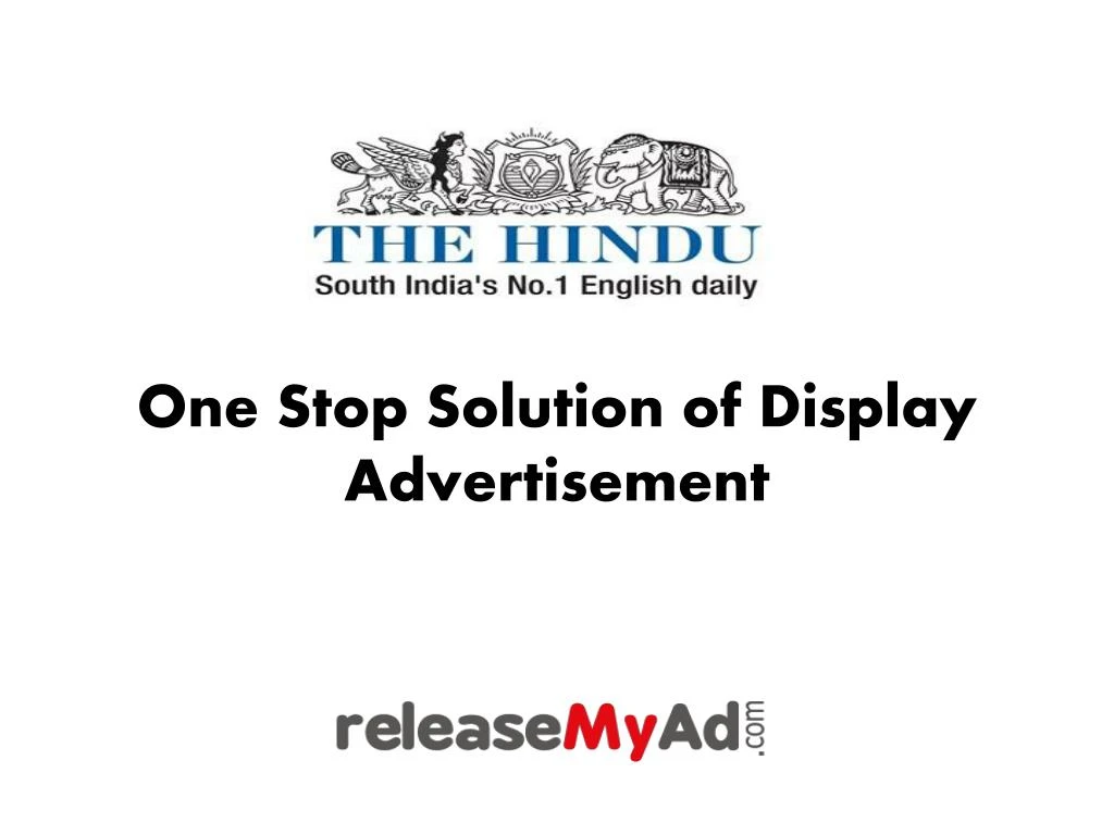 one stop solution of display advertisement