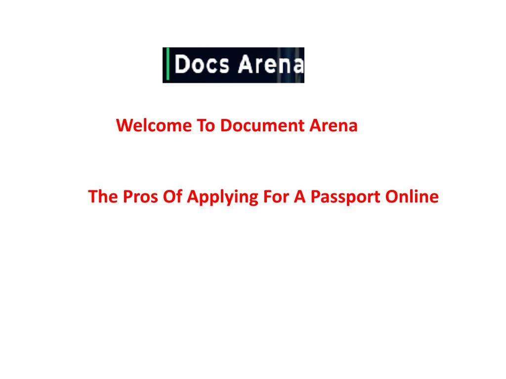 welcome to document arena