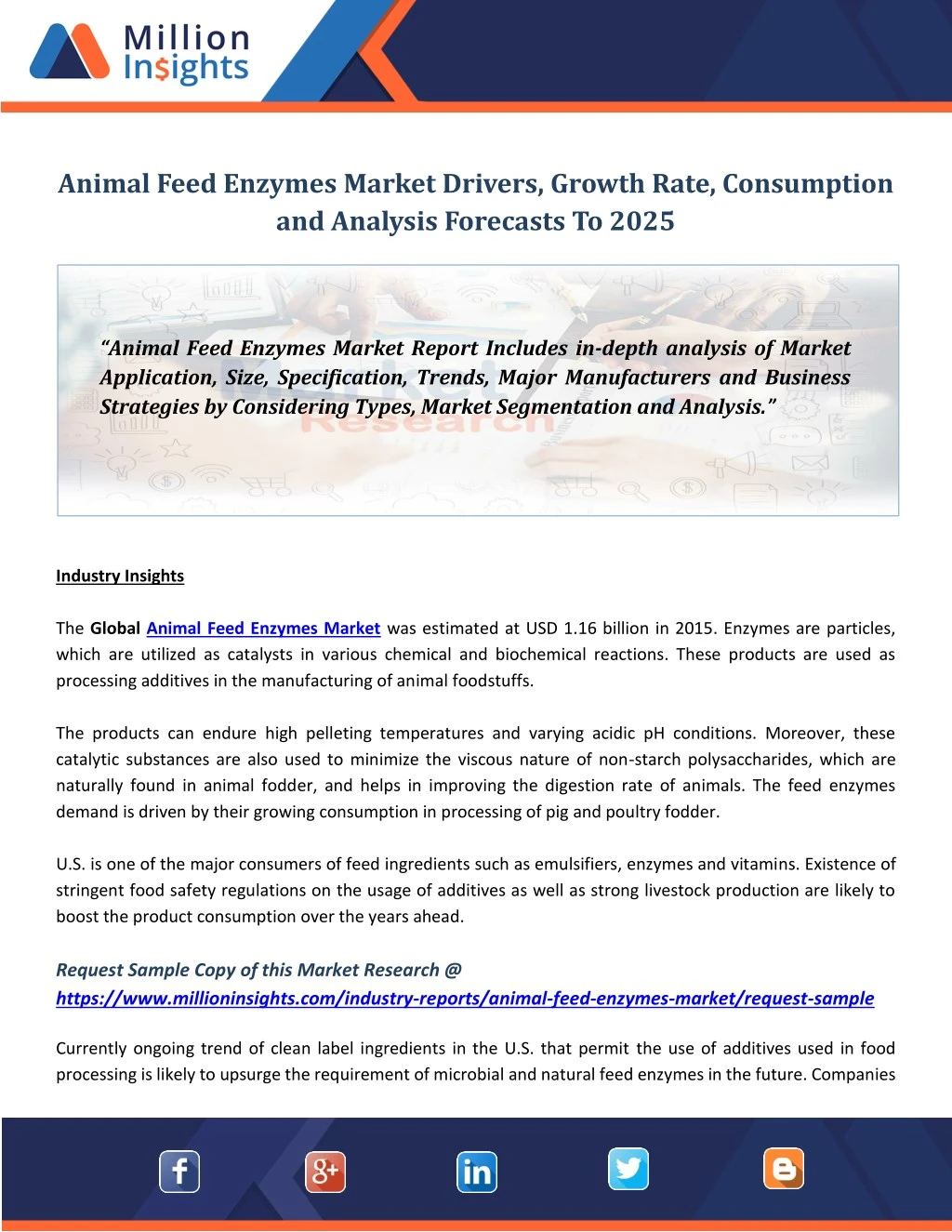 animal feed enzymes market drivers growth rate