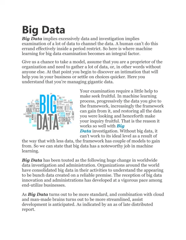 Big Data Big Data