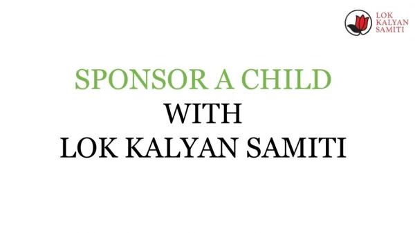 Donate for Child Education with Lok Kalyan Samiti