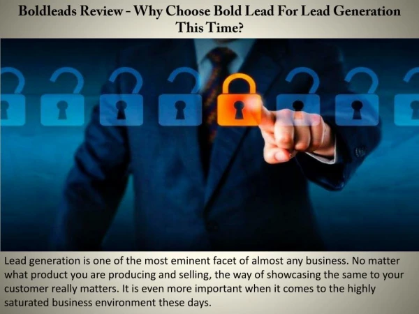 Boldleads Review - Why Choose Bold Lead For Lead Generation This Time?