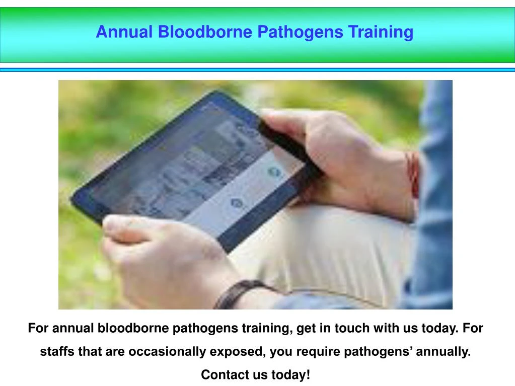 annual bloodborne pathogens training