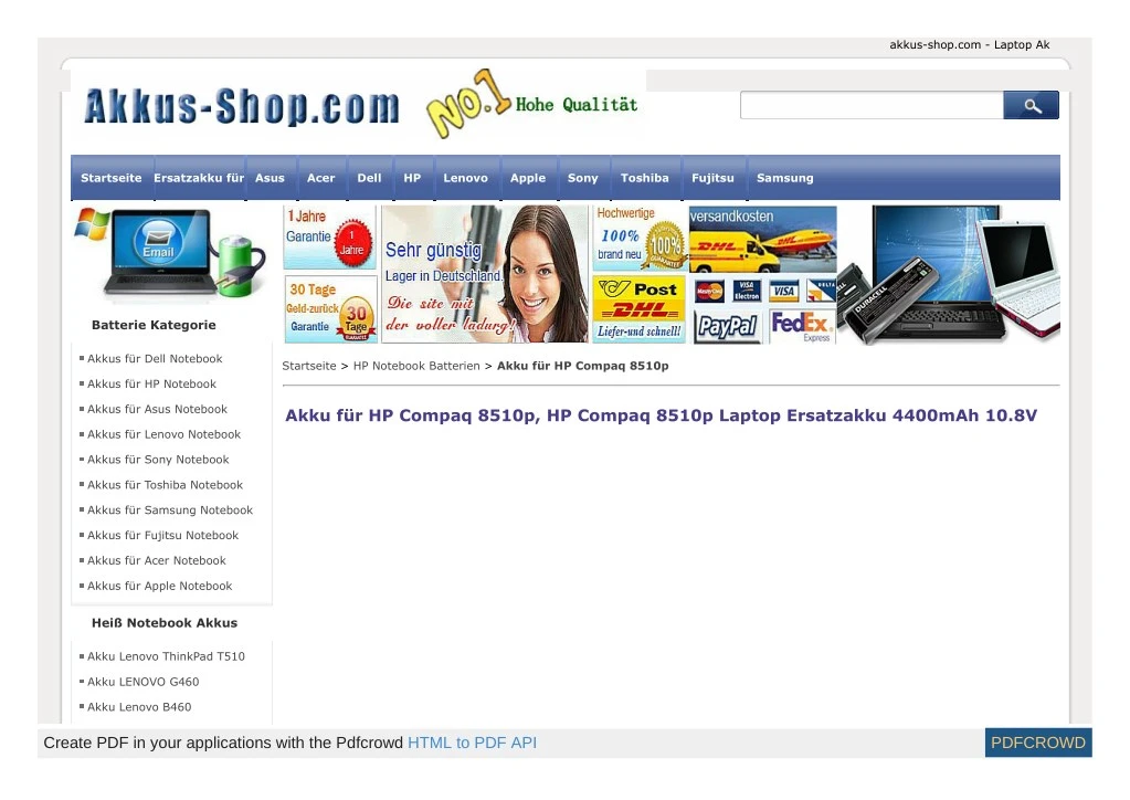 akkus shop com laptop ak
