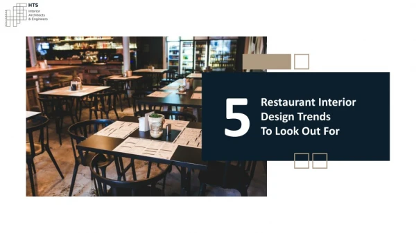 5 Restaurant Interior Design Trends Worth Sharing