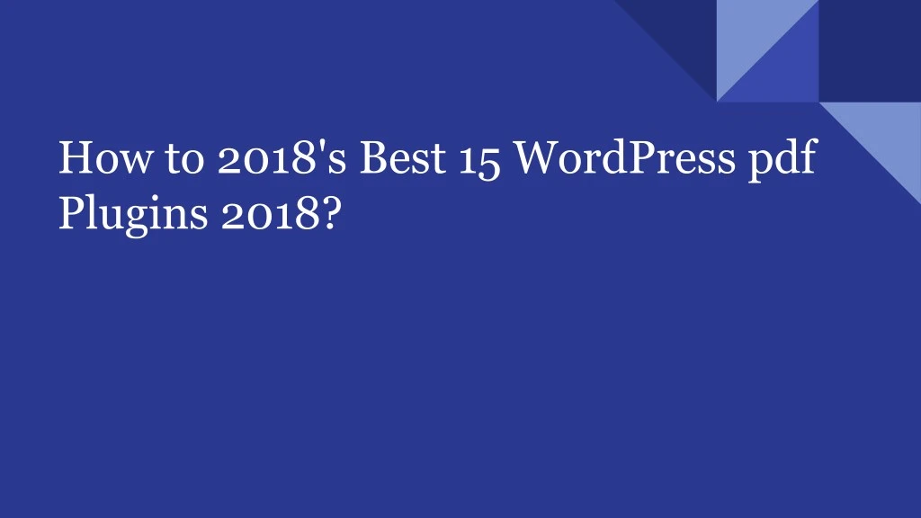how to 2018 s best 15 wordpress pdf plugins 2018