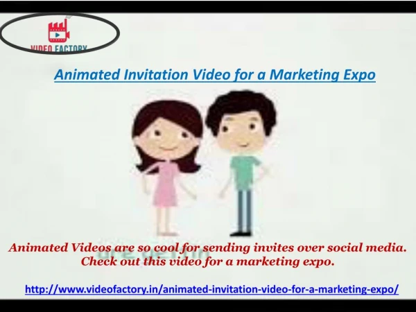 Animated Invitation Video for a Marketing Expo