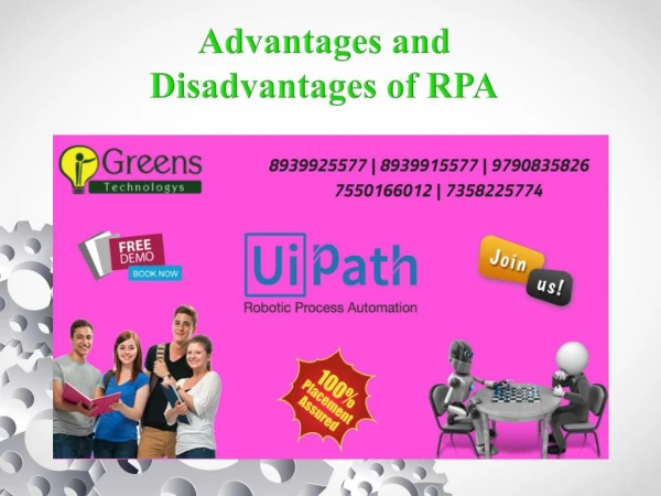 Advantages and Disadvantages of RPA