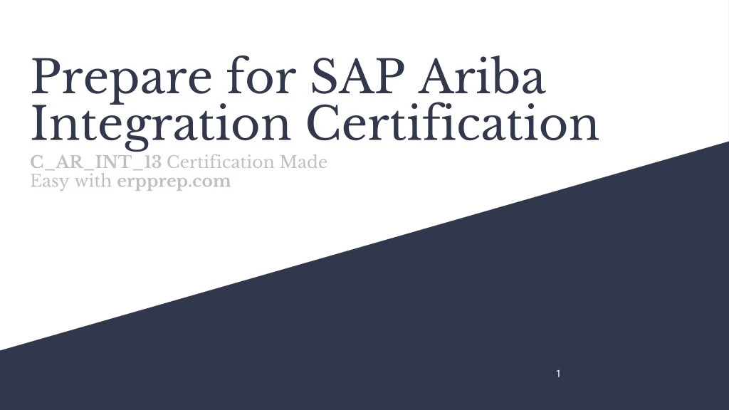 prepare for sap ariba integration certification