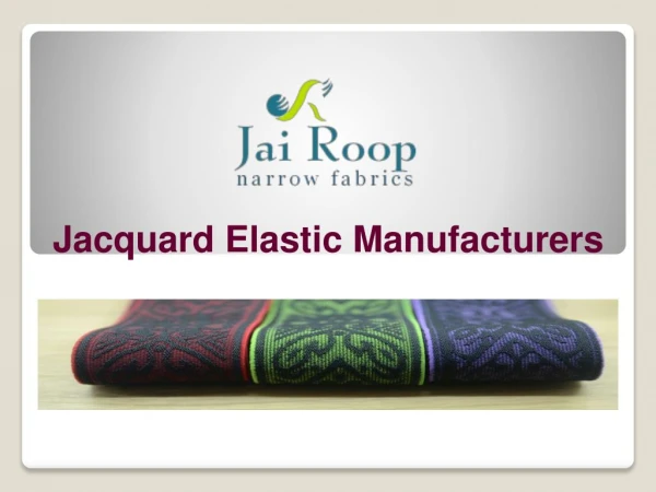 Jacquard Elastic Manufacturers
