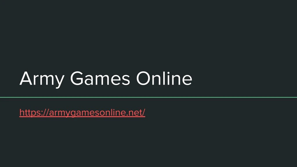 army games online