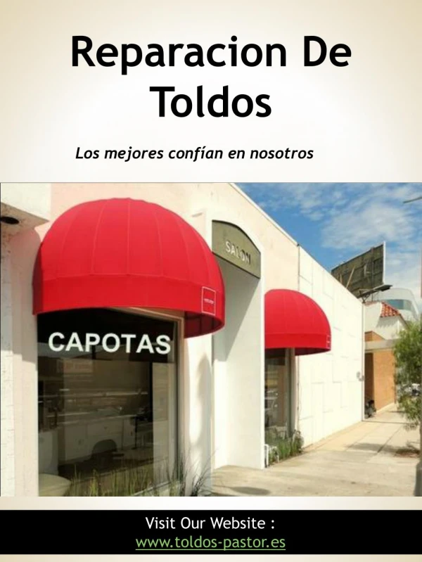 reparacion de toldos|http://toldos-pastor.es/
