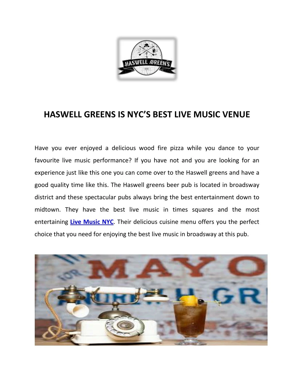 haswell greens is nyc s best live music venue